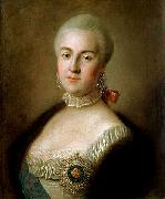 Pietro Antonio Rotari Portrait of Grand Duchess Yekaterina Alexeyevna oil on canvas